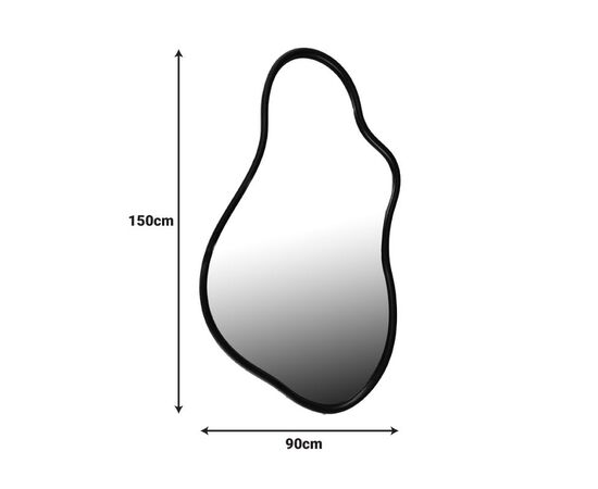 Καθρέπτης Decorde Inart ξύλο σε μαύρη απόχρωση 90x3.5x150εκ - ΚΑΘΡΕΠΤΕΣ στο Milonadakis.gr