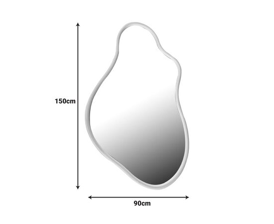 Καθρέπτης Decorde Inart ξύλο σε λευκή απόχρωση 90x3.5x150εκ - ΚΑΘΡΕΠΤΕΣ στο Milonadakis.gr