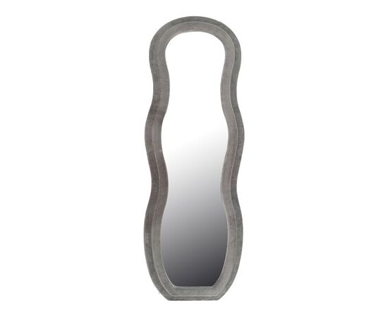 Καθρέπτης Glinde Inart βελούδο σε γκρι απόχρωση 50x3.3x150εκ - ΚΑΘΡΕΠΤΕΣ στο Milonadakis.gr