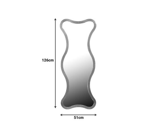 Καθρέπτης Boulen Inart μέταλλο σε χρυσή απόχρωση 51x2x126εκ - ΚΑΘΡΕΠΤΕΣ στο Milonadakis.gr