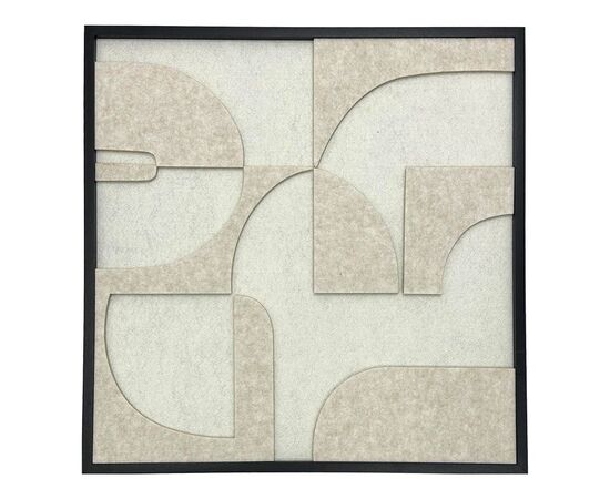 Πίνακας με πλαίσιο Jeire Inart λευκό 62x2.5x62εκ - ΠΙΝΑΚΕΣ στο Milonadakis.gr