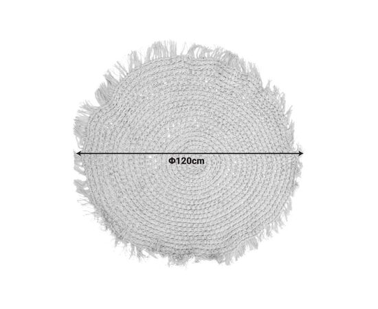 Χαλί Mibre Inart γιούτα σε φυσική απόχρωση Φ120x1εκ - ΧΑΛΙΑ στο Milonadakis.gr