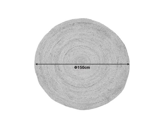 Χαλί Solon Inart μπεζ γιούτα  Φ150x1εκ - ΧΑΛΙΑ στο Milonadakis.gr