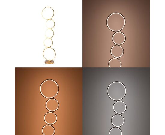 Φωτιστικό δαπέδου Chemal pakoworld led μέταλλο σε χρυσή απόχρωση Φ30x130εκ - ΦΩΤΙΣΤΙΚΑ ΔΑΠΕΔΟΥ στο Milonadakis.gr