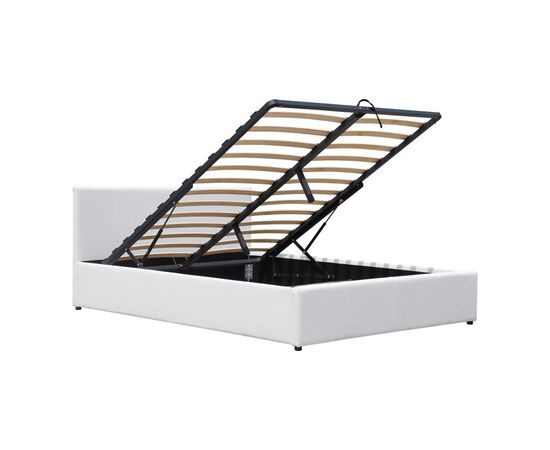 Κρεβάτι Dellia pakoworld με αποθηκευτικό χώρο pu λευκό 150x200εκ - ΚΡΕΒΑΤΙΑ στο Milonadakis.gr