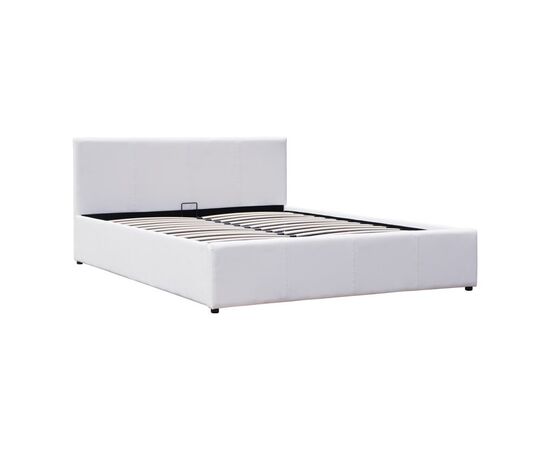 Κρεβάτι Dellia pakoworld με αποθηκευτικό χώρο pu λευκό 150x200εκ - ΚΡΕΒΑΤΙΑ στο Milonadakis.gr