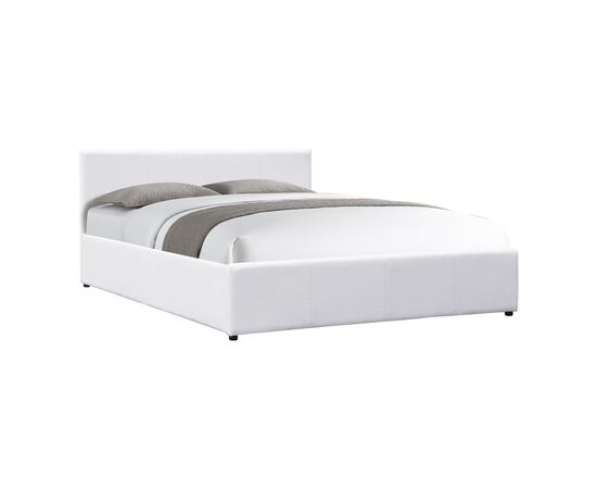 Κρεβάτι Dellia pakoworld με αποθηκευτικό χώρο pu λευκό 150x200εκ - ΚΡΕΒΑΤΙΑ στο Milonadakis.gr
