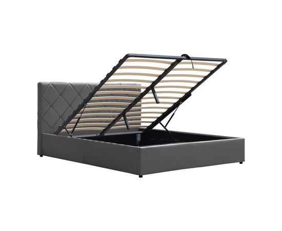 Κρεβάτι Dreamie pakoworld με αποθηκευτικό χώρο βελούδο ανθρακί 160x200εκ - ΚΡΕΒΑΤΙΑ στο Milonadakis.gr