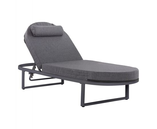 ΕΠΑΓΓΕΛΜATIKH ΞΑΠΛΩΣΤΡΑ MALLOW HM10715.03 ΣΚΟΥΡΟ ΓΚΡΙ ΑΛΟΥΜΙΝΙΟ & ΜΑΞΙΛΑΡΙ 198x71x103Υεκ - ΞΑΠΛΩΣΤΡΕΣ στο Milonadakis.gr