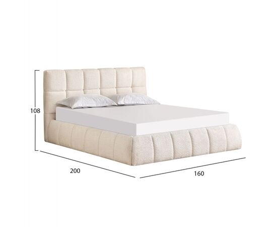 ΚΡΕΒΑΤΙ ΔΙΠΛΟ EDDY HM731.03 ΜΠΕΖ ΜΠΟΥΚΛΕ & ΑΠΟΘΗΚΕΥΤΙΚΟΣ ΧΩΡΟΣ--ΣΤΡΩΜΑ 160x200εκ - ΚΡΕΒΑΤΙΑ στο Milonadakis.gr