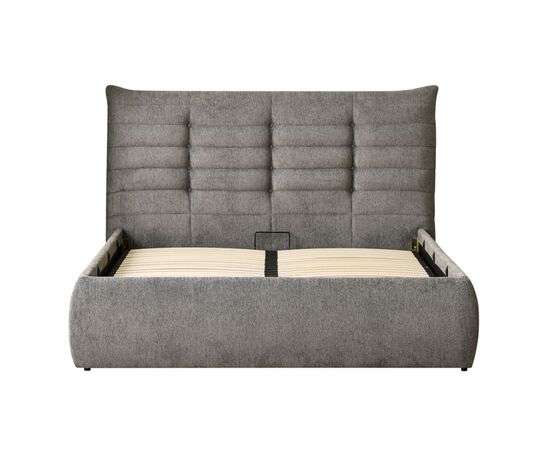 ΚΡΕΒΑΤΙ ΔΙΠΛΟ SANDRA HM732.01 ΓΚΡΙ ΥΦΑΣΜΑ & ΑΠΟΘΗΚΕΥΤΙΚΟΣ ΧΩΡΟΣ--ΣΤΡΩΜΑ 160x200εκ - ΚΡΕΒΑΤΙΑ στο Milonadakis.gr