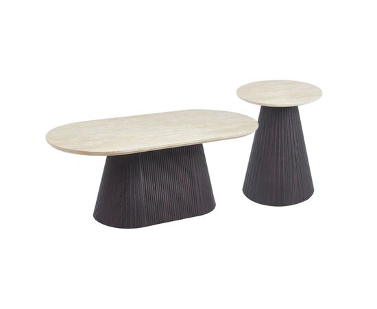 ΣΕΤ 2ΤΜΧ ΤΡΑΠΕΖΙΑ ΣΑΛΟΝΙΟΥ CATER HM21260 ΚΕΡΑΜΙΚΟ TOP ΟΨΗ ΤΡΑΒΕΡΤΙΝΑΣ-MDF ΒΑΣΗ ΚΑΦΕ - ΤΡΑΠΕΖΙΑ ΚΟΥΖΙΝΑΣ στο Milonadakis.gr
