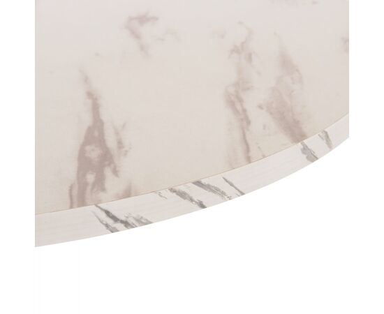 ΤΡΑΠΕΖΙ ΤΡΑΠΕΖΑΡΙΑΣ ROLLO HM9421.11 ΣΤΡΟΓΓΥΛΟ WHITE MARBLE Φ90x74Υεκ. - ΤΡΑΠΕΖΙΑ ΚΟΥΖΙΝΑΣ στο Milonadakis.gr
