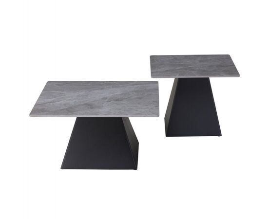 ΤΡΑΠΕΖΙΑ ΣΑΛΟΝΙΟΥ QUBER HM18260.03 ΚΕΡΑΜΙΚΑ TOP ΟΨΗ ΓΚΡΙ ΜΑΡΜΑΡΟ-ΤΕΤΡΑΓΩΝΑ - ΤΡΑΠΕΖΙΑ ΚΟΥΖΙΝΑΣ στο Milonadakis.gr
