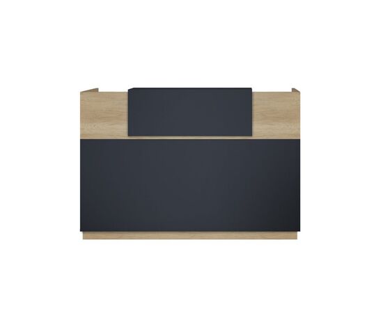 Γραφείο reception Lotus pakoworld σε χρώμα φυσικό - ανθρακί 140x70x110εκ - ΓΡΑΦΕΙΑ στο Milonadakis.gr