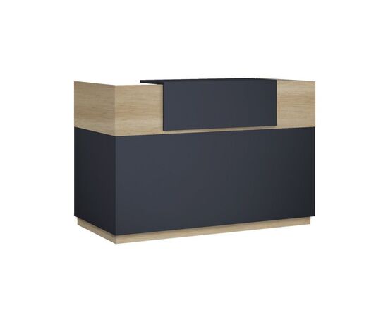 Γραφείο reception Lotus pakoworld σε χρώμα φυσικό - ανθρακί 140x70x110εκ - ΓΡΑΦΕΙΑ στο Milonadakis.gr