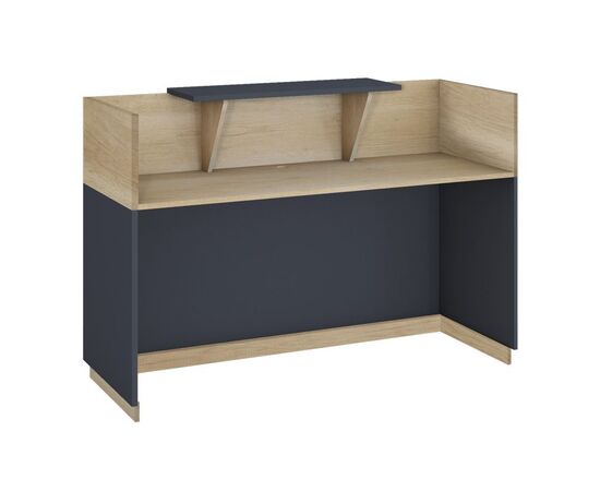 Γραφείο reception Lotus pakoworld σε χρώμα φυσικό - ανθρακί 200x70x110εκ - ΓΡΑΦΕΙΑ στο Milonadakis.gr