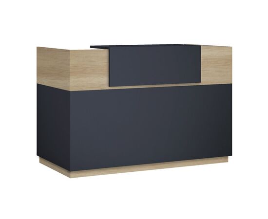 Γραφείο reception Lotus pakoworld σε χρώμα φυσικό - ανθρακί 200x70x110εκ - ΓΡΑΦΕΙΑ στο Milonadakis.gr