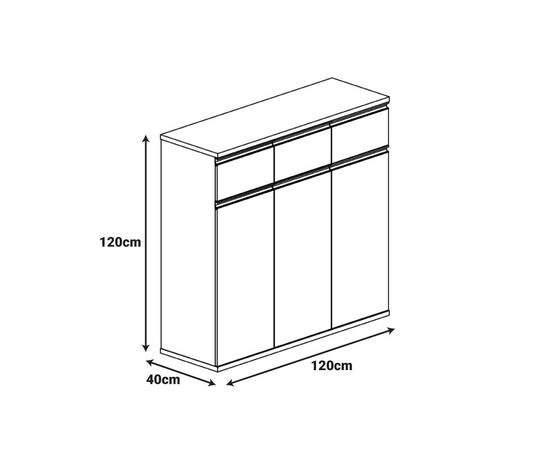 Ντουλάπια γραφείου επαγγελματικά Oscar pakoworld καρυδί-ανθρακί 240x40x120εκ - ΝΤΟΥΛΑΠΙΑ στο Milonadakis.gr