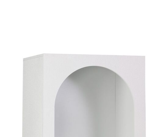 Βιβλιοθήκη Emersi pakoworld mdf σε λευκή απόχρωση 48x35x180εκ - ΒΙΒΛΙΟΘΗΚΕΣ στο Milonadakis.gr