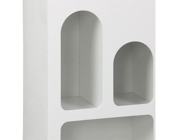 Βιβλιοθήκη Emersi pakoworld mdf σε λευκή απόχρωση 48x35x180εκ - ΒΙΒΛΙΟΘΗΚΕΣ στο Milonadakis.gr