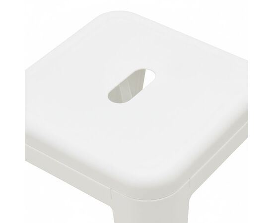 Σκαμπό Utopia pakoworld μέταλλο σε λευκή ματ απόχρωση 30x30x45εκ - ΠΟΥΦ - ΣΚΑΜΠΟ - ΜΠΑΟΥΛΟ στο Milonadakis.gr