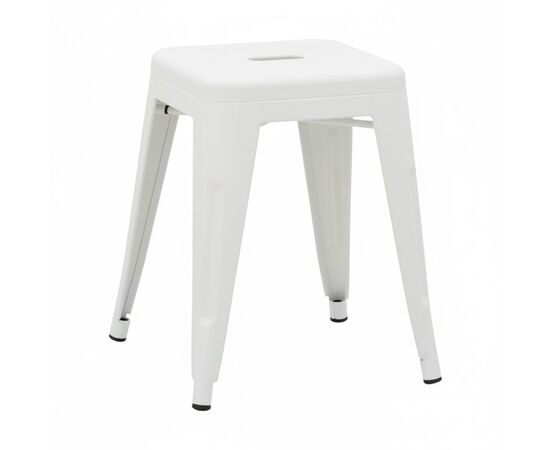 Σκαμπό Utopia pakoworld μέταλλο σε λευκή ματ απόχρωση 30x30x45εκ - ΠΟΥΦ - ΣΚΑΜΠΟ - ΜΠΑΟΥΛΟ στο Milonadakis.gr