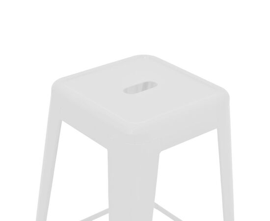 Σκαμπό μπαρ Utopia pakoworld μέταλλο σε λευκή ματ απόχρωση 42x42x76εκ - ΠΟΥΦ - ΣΚΑΜΠΟ - ΜΠΑΟΥΛΟ στο Milonadakis.gr