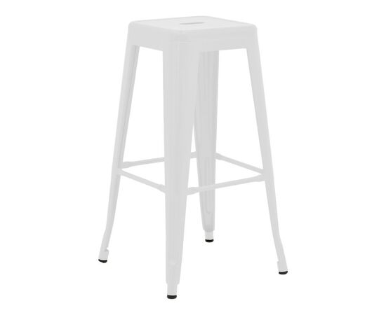 Σκαμπό μπαρ Utopia pakoworld μέταλλο σε λευκή ματ απόχρωση 42x42x76εκ - ΠΟΥΦ - ΣΚΑΜΠΟ - ΜΠΑΟΥΛΟ στο Milonadakis.gr