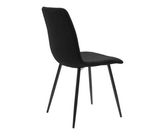 Καρέκλα Noor pakoworld μαύρο ύφασμα και μεταλλικό πόδι 44x53x86εκ - ΚΑΡΕΚΛΕΣ - ΠΟΛΥΘΡΟΝΕΣ ΕΣ. στο Milonadakis.gr