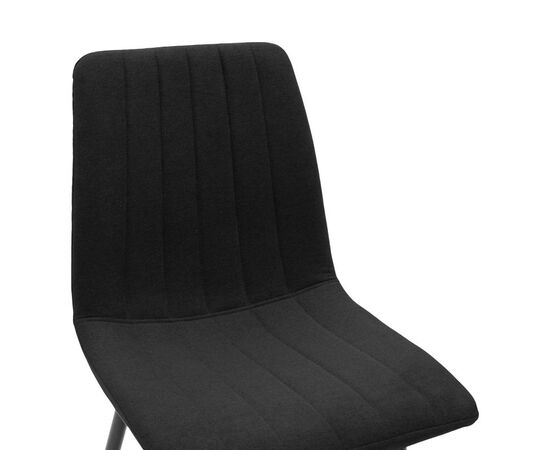 Καρέκλα Noor pakoworld μαύρο ύφασμα και μεταλλικό πόδι 44x53x86εκ - ΚΑΡΕΚΛΕΣ - ΠΟΛΥΘΡΟΝΕΣ ΕΣ. στο Milonadakis.gr