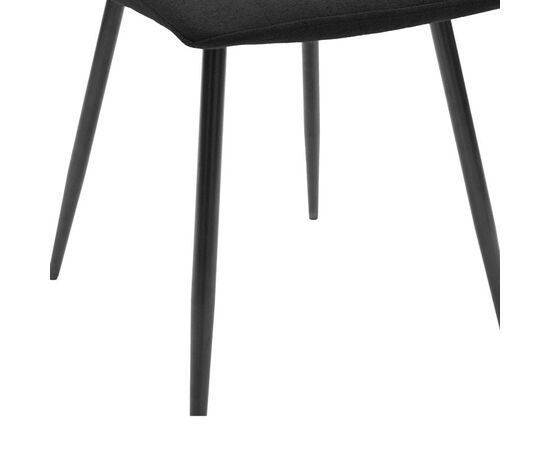 Καρέκλα Noor pakoworld μαύρο ύφασμα και μεταλλικό πόδι 44x53x86εκ - ΚΑΡΕΚΛΕΣ - ΠΟΛΥΘΡΟΝΕΣ ΕΣ. στο Milonadakis.gr