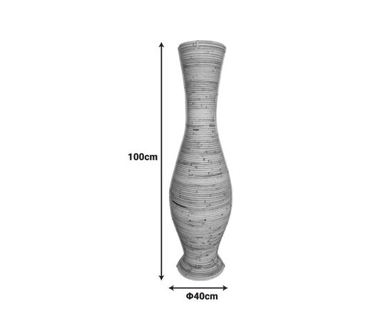 Βάζο Virnia Inart pe rattan σε φυσική απόχρωση Φ40x100εκ - ΑΝΤΙΚΕΙΜΕΝΑ στο Milonadakis.gr