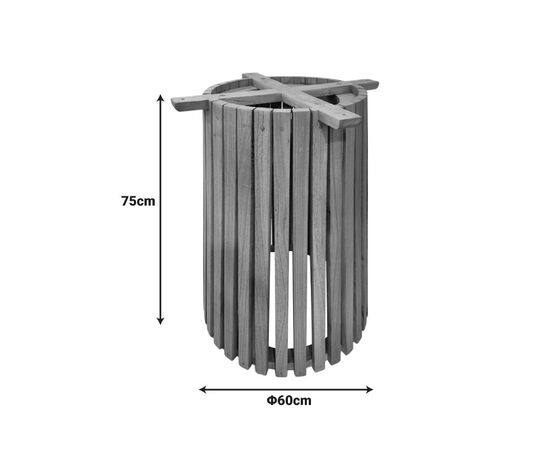 Βάση τραπεζιού εσωτερικού χώρου Galy I pakoworld mindi ξύλο σε φυσική απόχρωση Φ60x75εκ - ΒΑΣΕΙΣ ΤΡΑΠΕΖΙΩΝ στο Milonadakis.gr