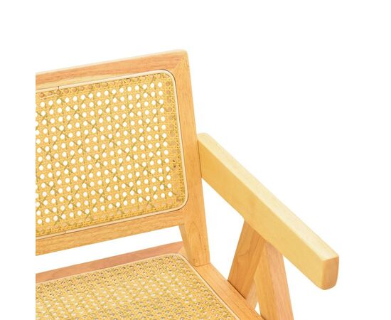Πολυθρόνα Winslow pakoworld rubberwood-rattan σε φυσική απόχρωση 51x54x80εκ - ΚΑΡΕΚΛΕΣ - ΠΟΛΥΘΡΟΝΕΣ στο Milonadakis.gr