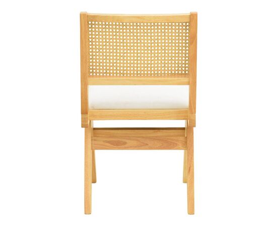 Καρέκλα Winslow pakoworld rubberwood σε φυσική απόχρωση-ύφασμα λευκό 46x58x80εκ - ΚΑΡΕΚΛΕΣ - ΠΟΛΥΘΡΟΝΕΣ ΕΣ. στο Milonadakis.gr