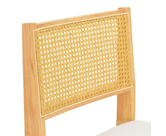 Καρέκλα Winslow pakoworld rubberwood σε φυσική απόχρωση-ύφασμα λευκό 46x58x80εκ - ΚΑΡΕΚΛΕΣ - ΠΟΛΥΘΡΟΝΕΣ ΕΣ. στο Milonadakis.gr