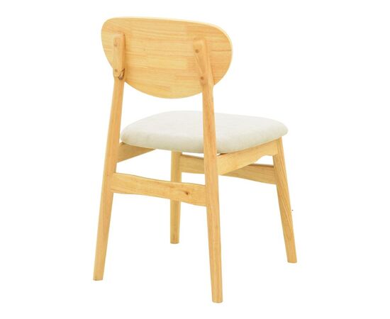 Καρέκλα Cardith pakoworld rubberwood-plywood σε φυσική απόχρωση-ύφασμα γκρι-μπεζ 48x51x78εκ - ΚΑΡΕΚΛΕΣ - ΠΟΛΥΘΡΟΝΕΣ ΕΣ. στο Milonadakis.gr