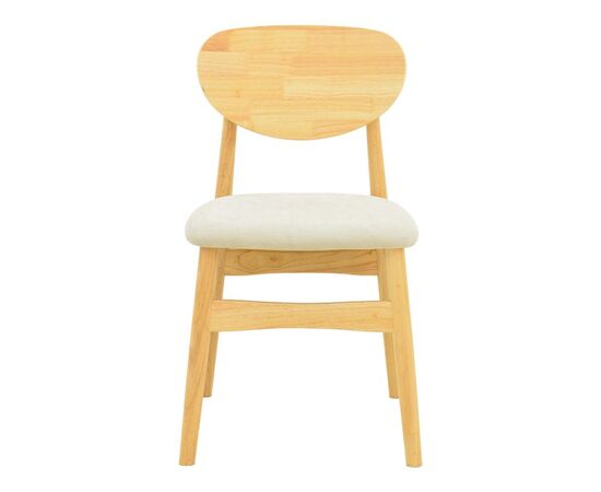 Καρέκλα Cardith pakoworld rubberwood-plywood σε φυσική απόχρωση-ύφασμα γκρι-μπεζ 48x51x78εκ - ΚΑΡΕΚΛΕΣ - ΠΟΛΥΘΡΟΝΕΣ ΕΣ. στο Milonadakis.gr