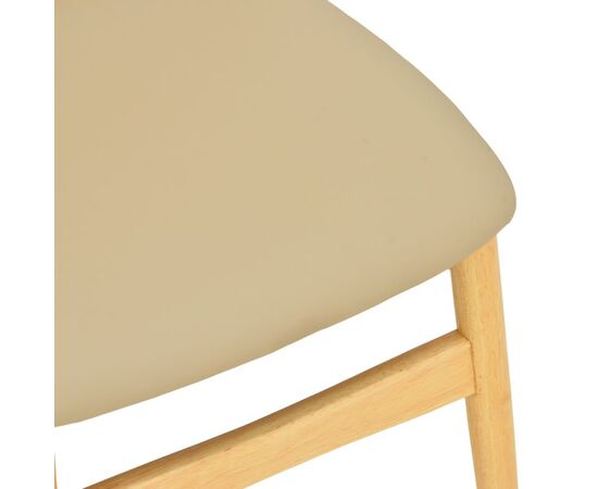 Καρέκλα Cardith pakoworld rubberwood-plywood σε φυσική απόχρωση-pu μπεζ 48x51x78εκ - ΚΑΡΕΚΛΕΣ - ΠΟΛΥΘΡΟΝΕΣ ΕΣ. στο Milonadakis.gr