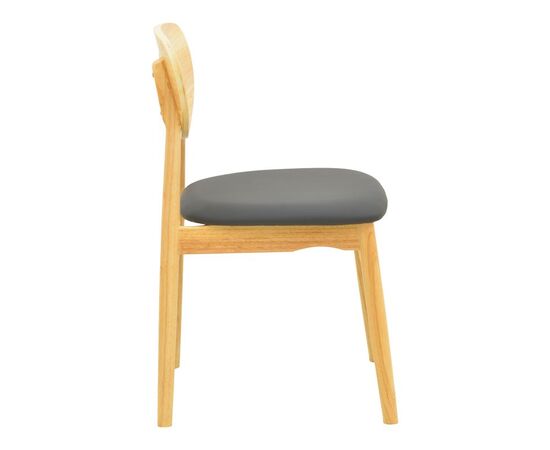 Καρέκλα Cardith pakoworld rubberwood-plywood σε φυσική απόχρωση-pu μαύρο 48x51x78εκ - ΚΑΡΕΚΛΕΣ - ΠΟΛΥΘΡΟΝΕΣ ΕΣ. στο Milonadakis.gr