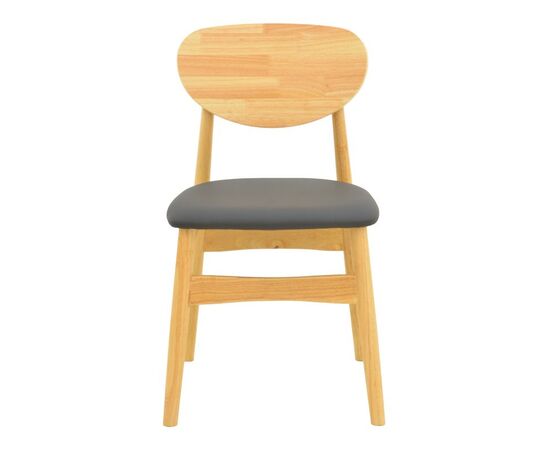 Καρέκλα Cardith pakoworld rubberwood-plywood σε φυσική απόχρωση-pu μαύρο 48x51x78εκ - ΚΑΡΕΚΛΕΣ - ΠΟΛΥΘΡΟΝΕΣ ΕΣ. στο Milonadakis.gr