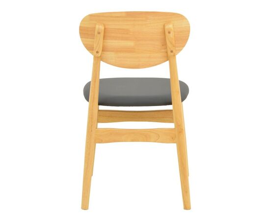 Καρέκλα Cardith pakoworld rubberwood-plywood σε φυσική απόχρωση-pu μαύρο 48x51x78εκ - ΚΑΡΕΚΛΕΣ - ΠΟΛΥΘΡΟΝΕΣ ΕΣ. στο Milonadakis.gr