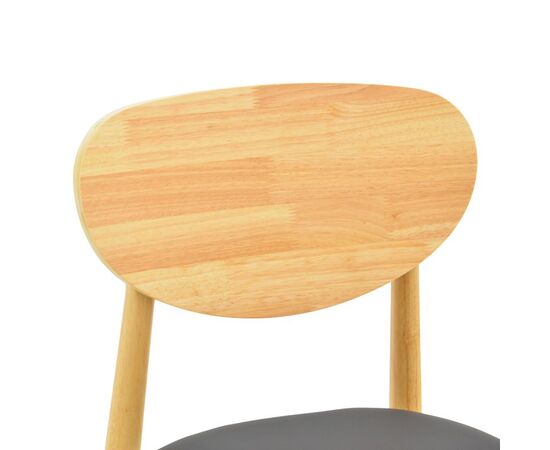 Καρέκλα Cardith pakoworld rubberwood-plywood σε φυσική απόχρωση-pu μαύρο 48x51x78εκ - ΚΑΡΕΚΛΕΣ - ΠΟΛΥΘΡΟΝΕΣ ΕΣ. στο Milonadakis.gr