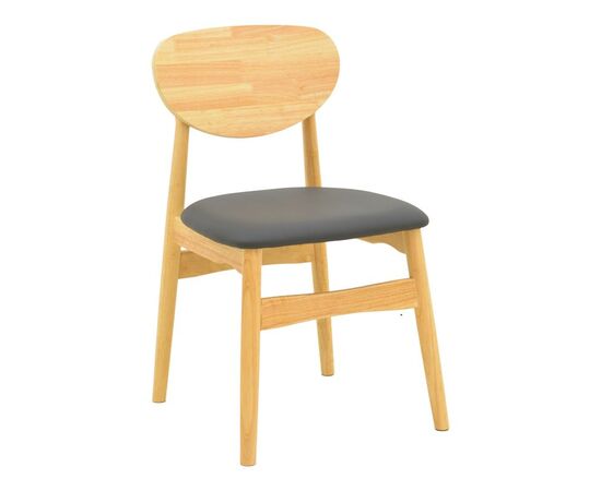 Καρέκλα Cardith pakoworld rubberwood-plywood σε φυσική απόχρωση-pu μαύρο 48x51x78εκ - ΚΑΡΕΚΛΕΣ - ΠΟΛΥΘΡΟΝΕΣ ΕΣ. στο Milonadakis.gr