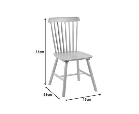 Καρέκλα Bristol pakoworld rubberwood σε μαύρη απόχρωση 45x51x86εκ - ΚΑΡΕΚΛΕΣ - ΠΟΛΥΘΡΟΝΕΣ ΕΣ. στο Milonadakis.gr
