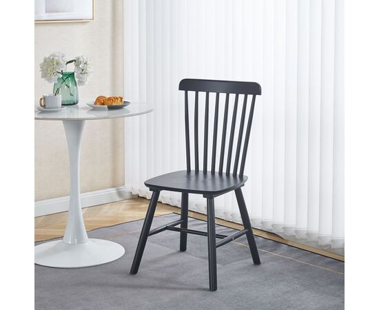 Καρέκλα Bristol pakoworld rubberwood σε μαύρη απόχρωση 45x51x86εκ - ΚΑΡΕΚΛΕΣ - ΠΟΛΥΘΡΟΝΕΣ ΕΣ. στο Milonadakis.gr