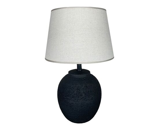 Επιτραπέζιο φωτιστικό Lurata Inart Ε27 κεραμικό σε μαύρο-μπεζ απόχρωση Φ26x38εκ - ΕΠΙΤΡΑΠΕΖΙΑ ΦΩΤΙΣΤΙΚΑ στο Milonadakis.gr