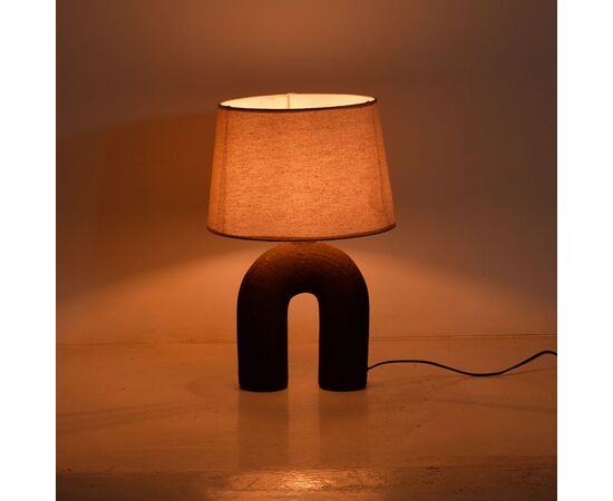 Επιτραπέζιο φωτιστικό Archo Inart Ε27 κεραμικό σε γκρι antique-μπεζ απόχρωση Φ30x45εκ - ΕΠΙΤΡΑΠΕΖΙΑ ΦΩΤΙΣΤΙΚΑ στο Milonadakis.gr