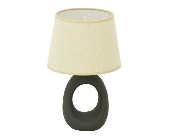 Επιτραπέζιο φωτιστικό Collie Inart Ε14 κεραμικό σε μαύρο-μπεζ απόχρωση Φ18x29εκ - ΕΠΙΤΡΑΠΕΖΙΑ ΦΩΤΙΣΤΙΚΑ στο Milonadakis.gr